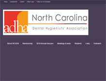 Tablet Screenshot of ncdha.org